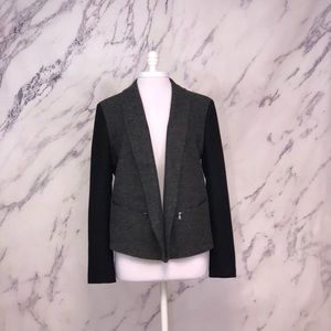 NWT. ANN TAYLOR GRAY-CHARCOAL SUIT JACKET …